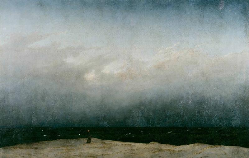 Caspar David Friedrich Monk by the Sea